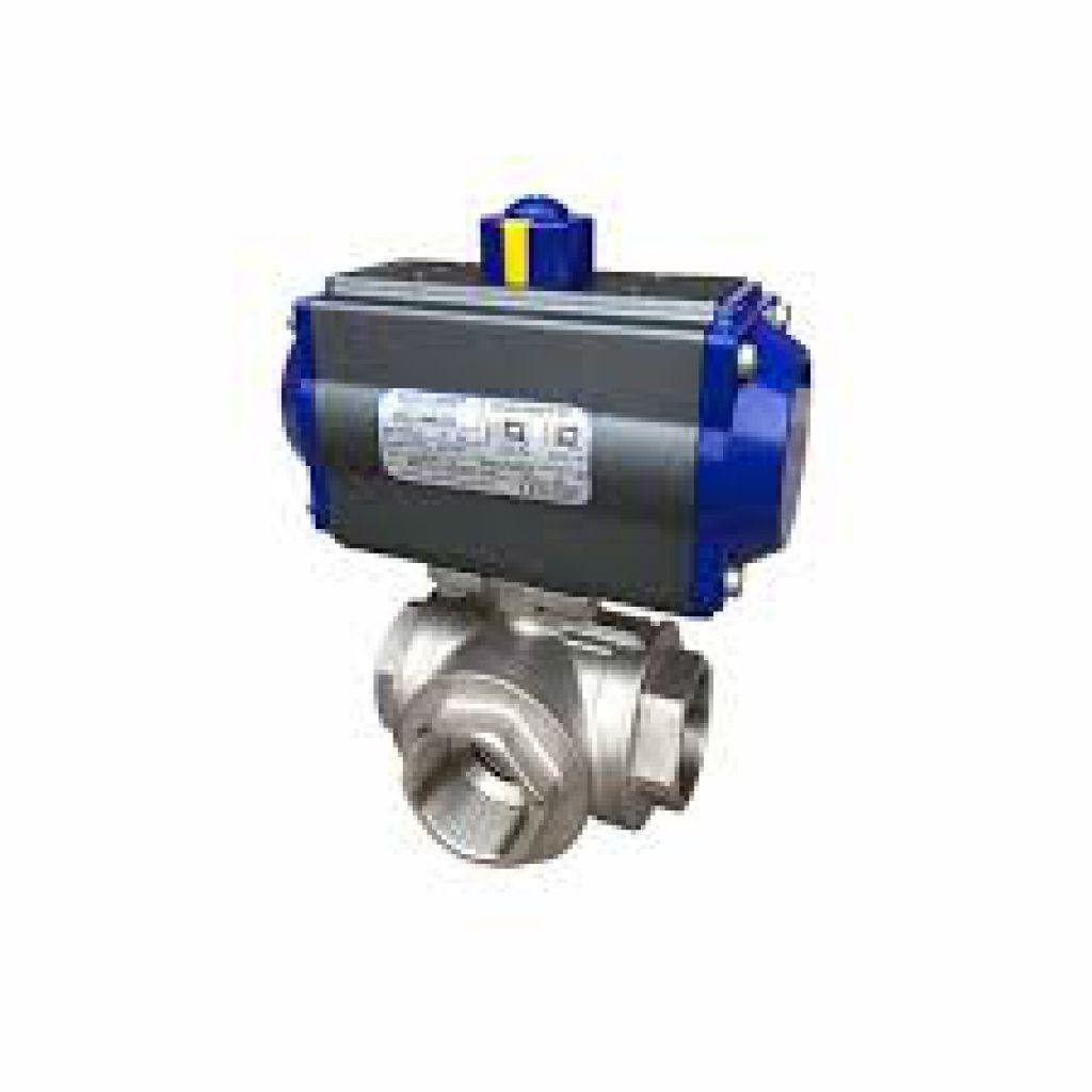 VAN BI INOX 3 NGÃ ĐÓNG MỞ KHÍ NÉN