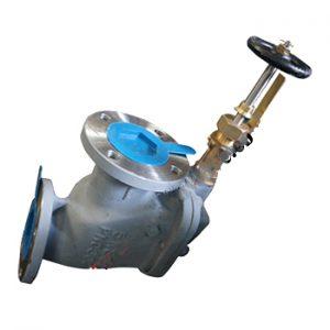 VAN PHÒNG SÓNG GANG ĐÚC NỐI BÍCH JIS 5K F 3060 (KIỂU GÓC)